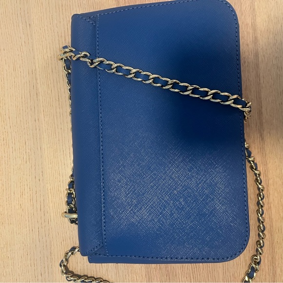 Tory Burch Blue Crossbody Leather Bag - Picture 3 of 6